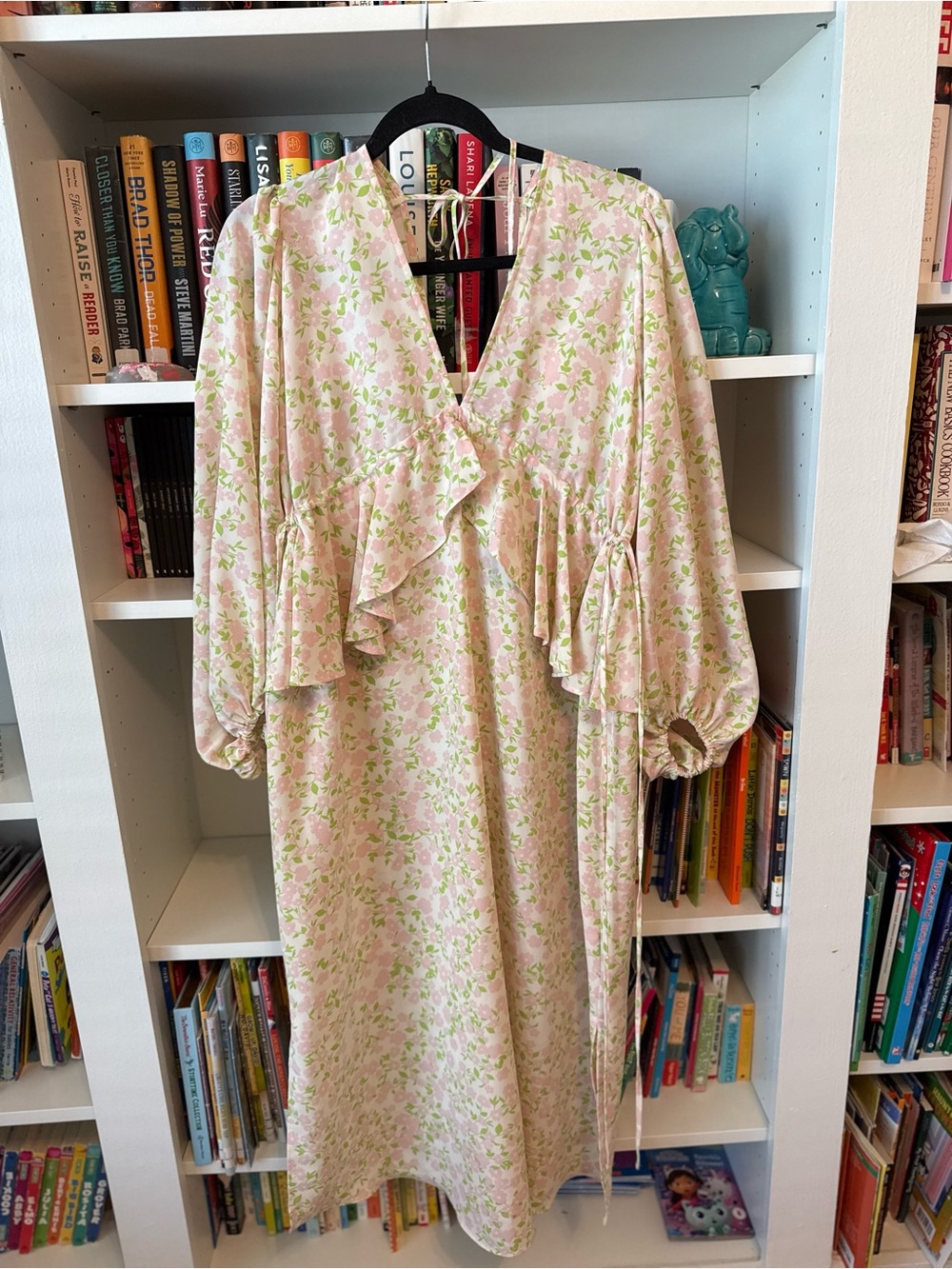 ✨ Topshop Maternity Floral Double V Ruffle Maxi Dress - Size 4 NWT